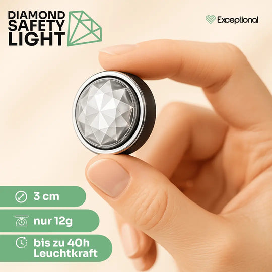 Diamond Safety Light – LED-Sicherheitslicht für Hunde Exceptional - Manufaktur mit Herz