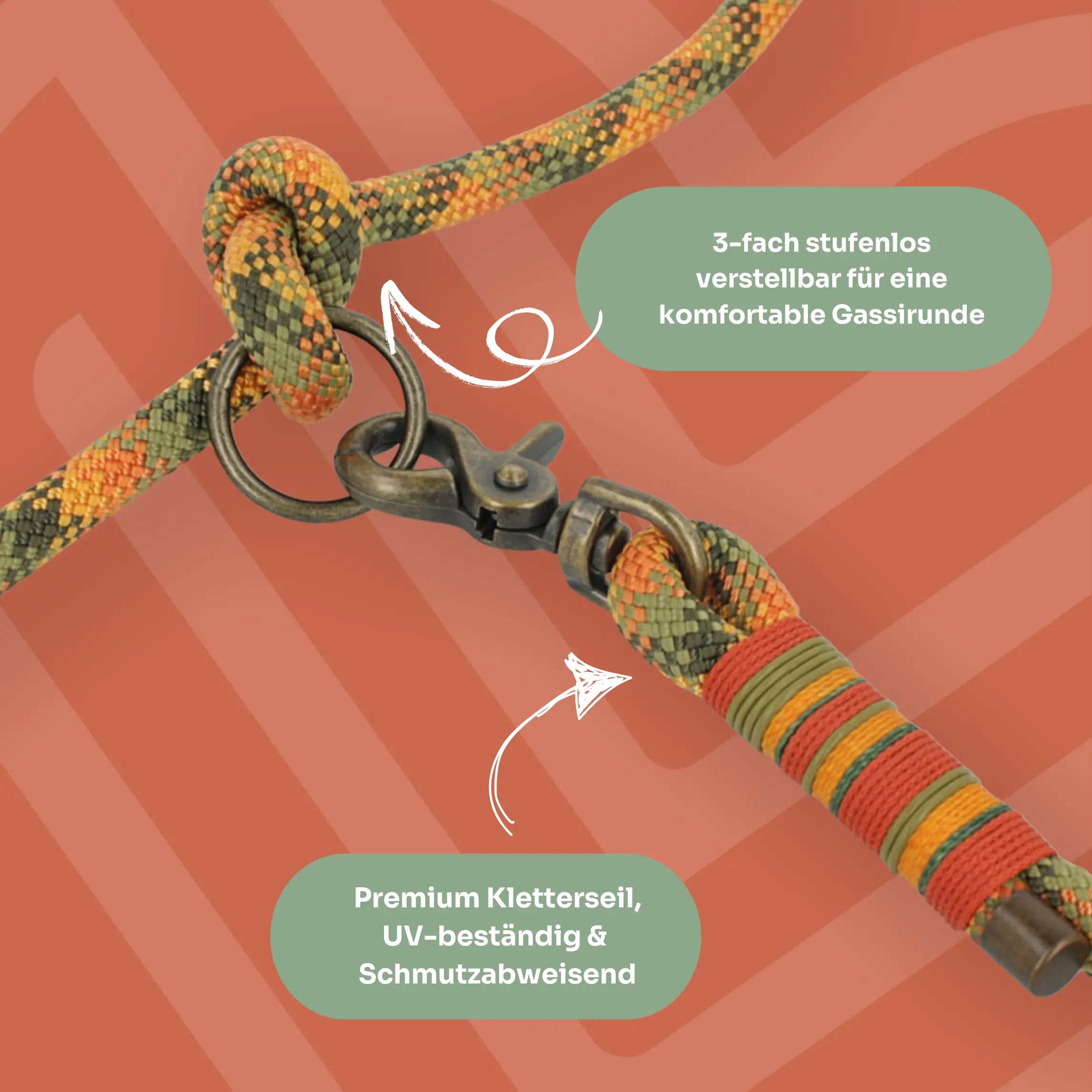 Set | Tauhalsband und Leine 'Amberwood' Exceptional - Manufaktur mit Herz