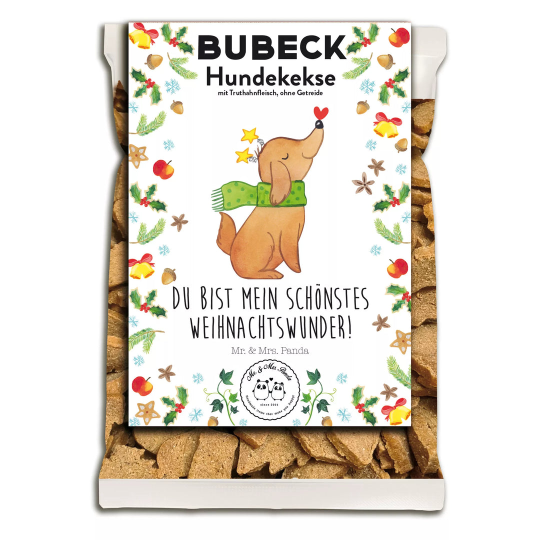 Mr. & Mrs. Panda Weihnachtskekse für Hunde 210 g – Motiv Weihnachtswunder