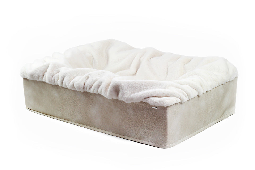Hundebett Buddelbox® in Creme – Produktansicht, Exceptional