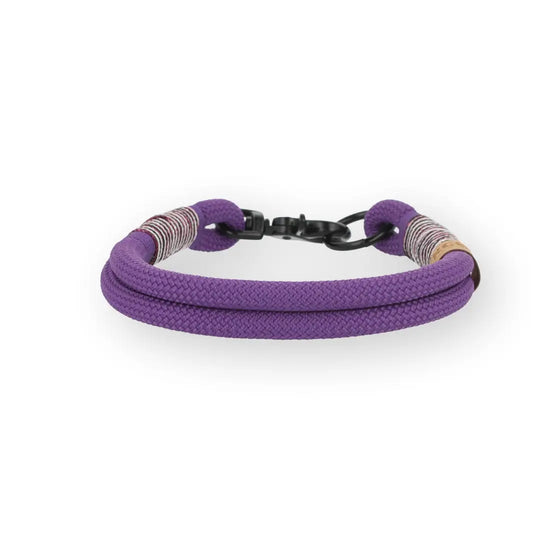 Set | Tauhalsband und Leine 'Purple Grape' Exceptional - Manufaktur mit Herz