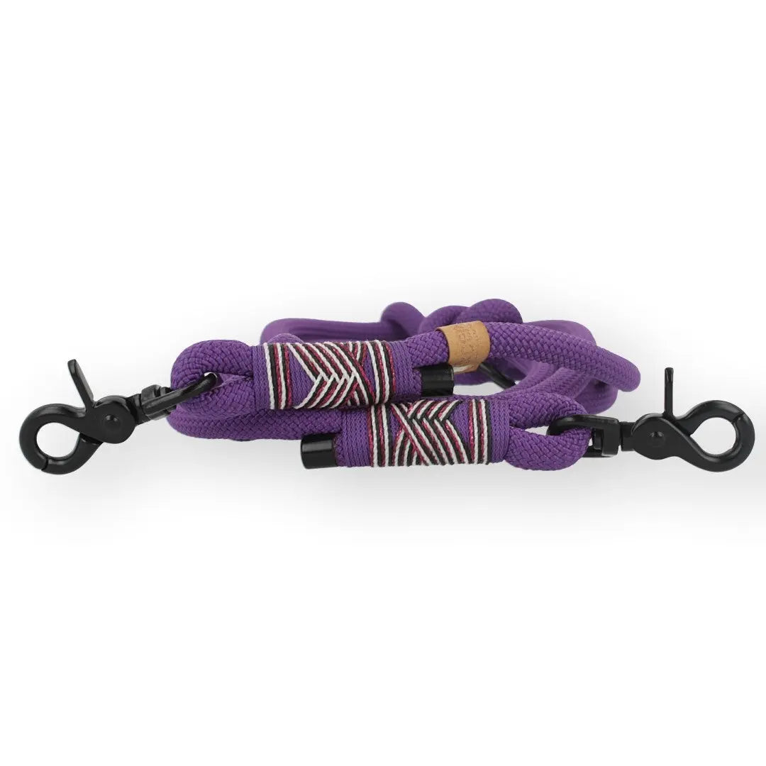 Set | Tauhalsband und Leine 'Purple Grape' Exceptional - Manufaktur mit Herz