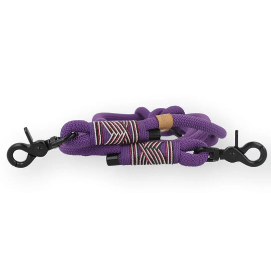 Set | Tauhalsband und Leine 'Purple Grape' Exceptional - Manufaktur mit Herz