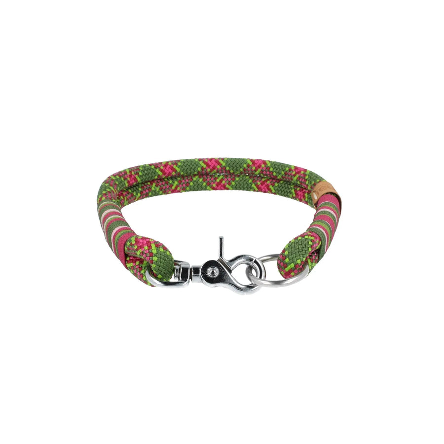 Tauhalsband 'Wild Bloom' 41 cm aus Premium-Kletterseil – Exceptional Manufaktur