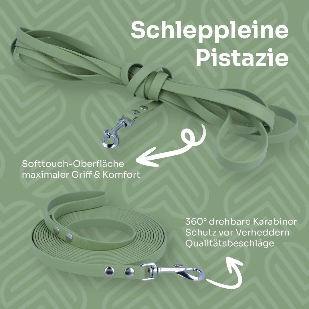 Wasserfeste Schleppleine aus BioThane® Exceptional - Manufaktur mit Herz