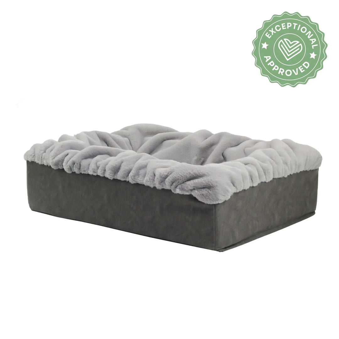 Hundebett Buddelbox Steingrau Exceptional - Manufaktur mit Herz