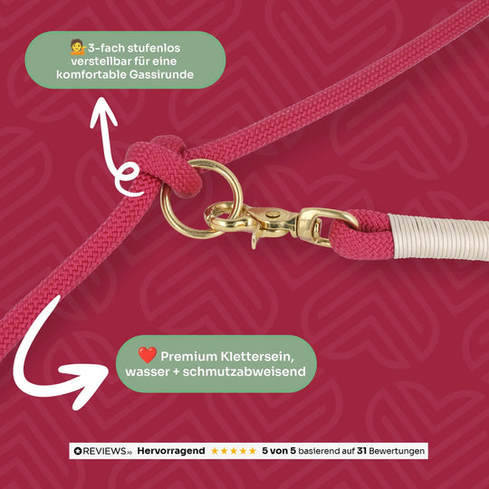 Set | Tauhalsband und Leine 'Cherry Blossom' Exceptional - Manufaktur mit Herz