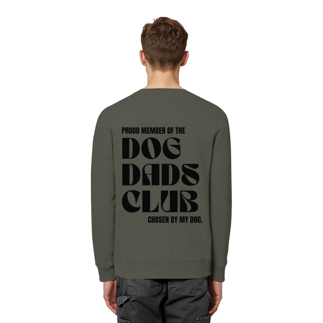 DOG DADS CLUB – „Chosen by my dog.“  - Organic Basic Unisex Sweatshirt Exceptional - Manufaktur mit Herz