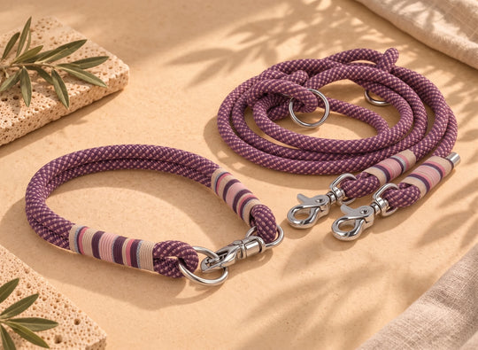 Set | Tauhalsband und Leine 'Bella Figura'
