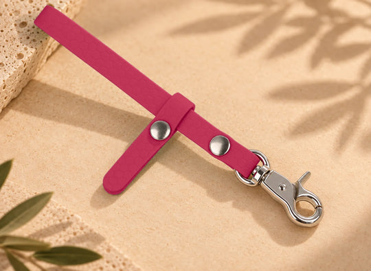 Schleppleinenhalter Hexa Viva Magenta, einzeln mit Karabiner – Exceptional
