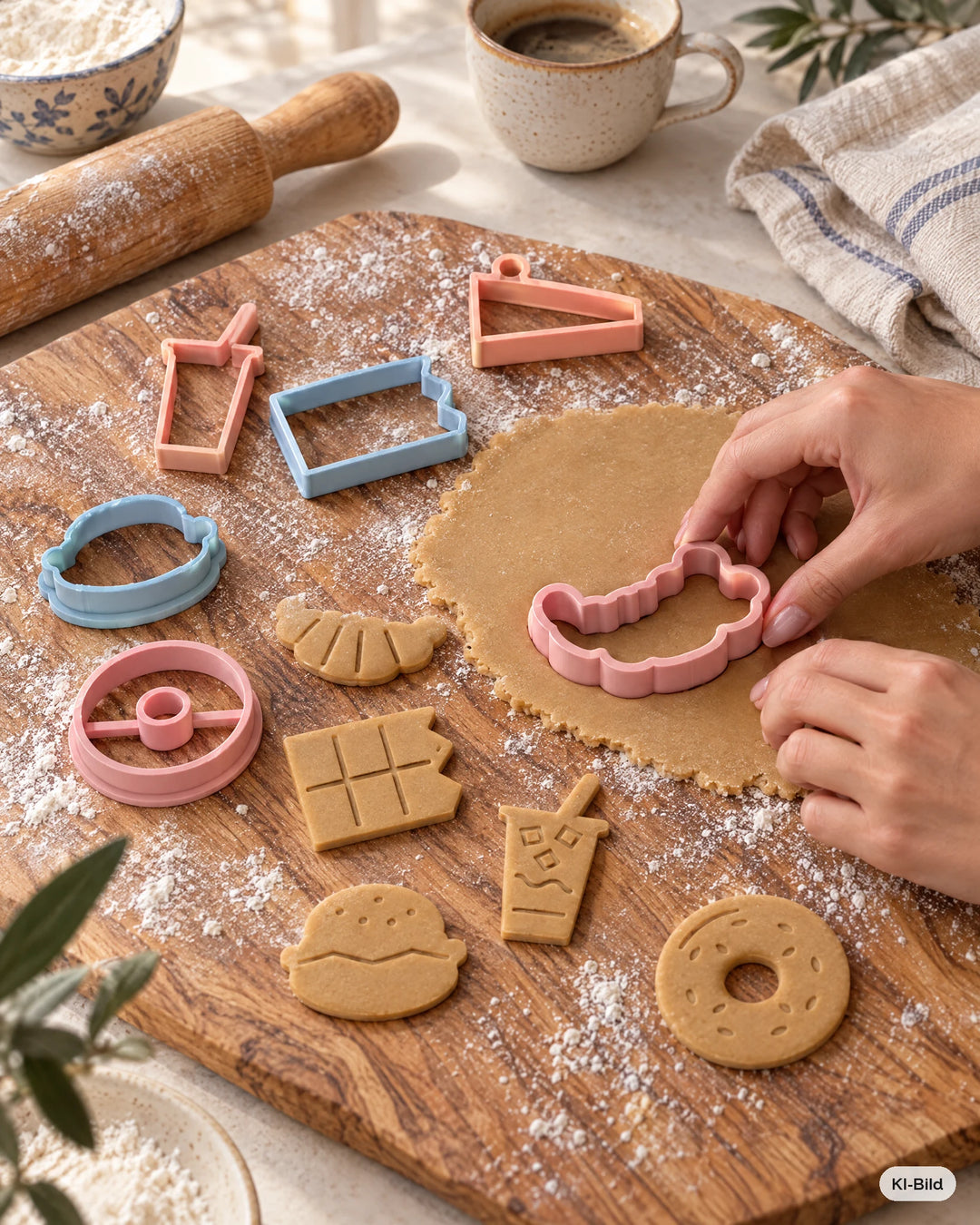 Hundekekse ausstechen mit dem Ausstecher-Set Bäckerei #set_b-ckerei