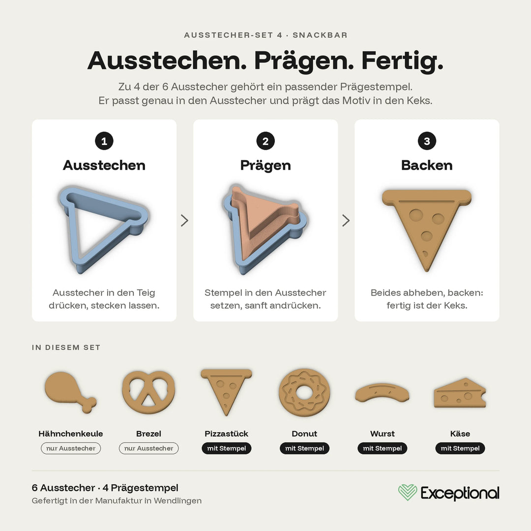 Anleitung Ausstecher und Prägestempel aus dem Hundekeks-Set Snackbar #set_snackbar