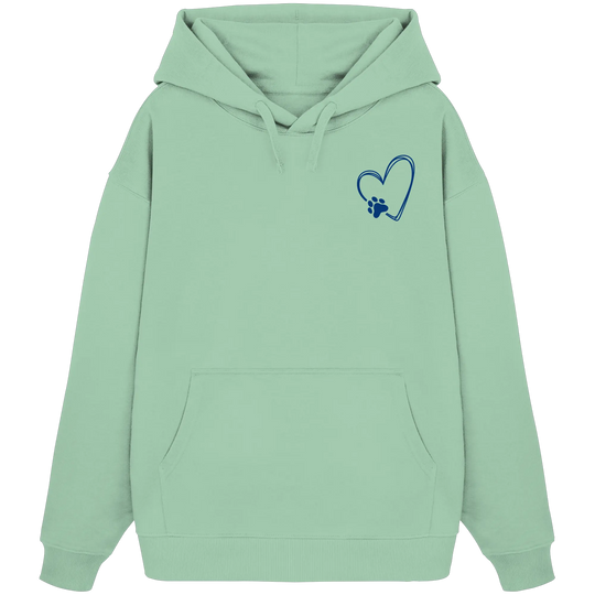 „Adventure with my Dog“ Hoodie - Organic Oversize Hoodie Exceptional - Manufaktur mit Herz