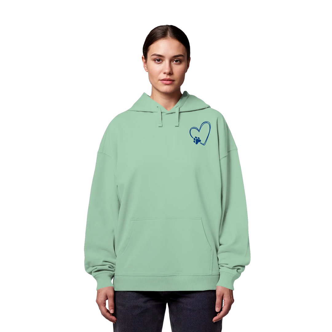 „Adventure with my Dog“ Hoodie - Organic Oversize Hoodie Exceptional - Manufaktur mit Herz
