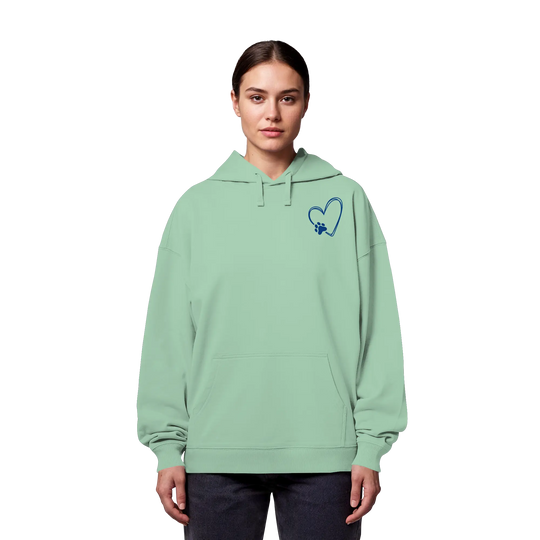 „Adventure with my Dog“ Hoodie - Organic Oversize Hoodie Exceptional - Manufaktur mit Herz