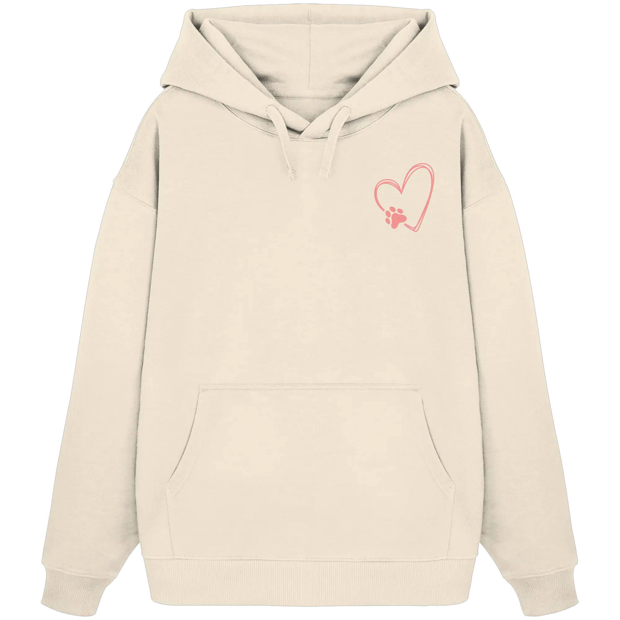 „Adventure with my Dog“ Hoodie - Organic Oversize Hoodie Exceptional - Manufaktur mit Herz