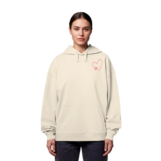 „Adventure with my Dog“ Hoodie - Organic Oversize Hoodie Exceptional - Manufaktur mit Herz