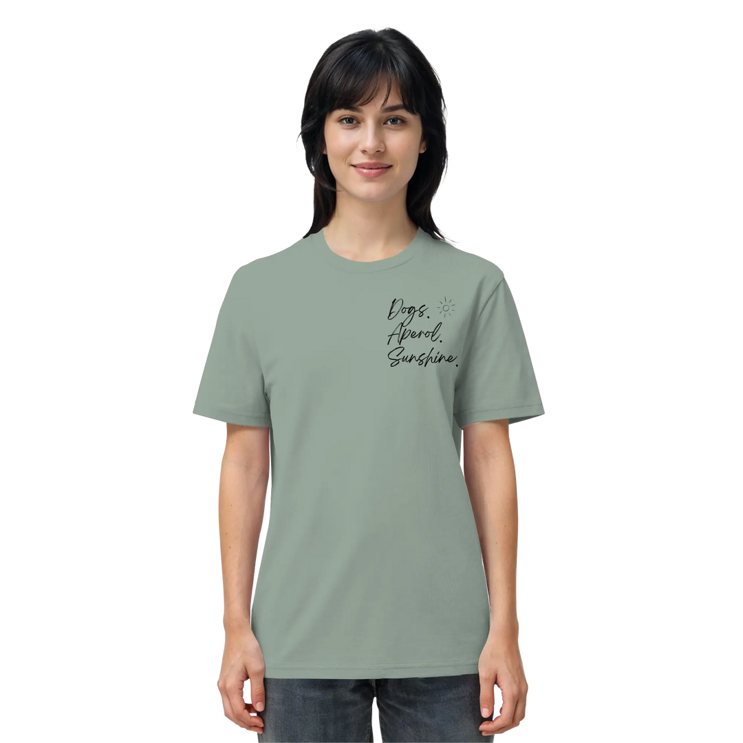 Dogs. Aperol. Sunshine. - Organic Shirt Exceptional - Manufaktur mit Herz