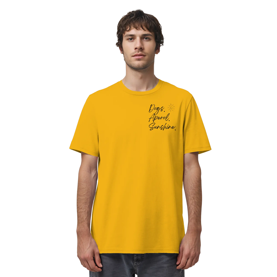 Dogs. Aperol. Sunshine. - Organic Shirt Exceptional - Manufaktur mit Herz