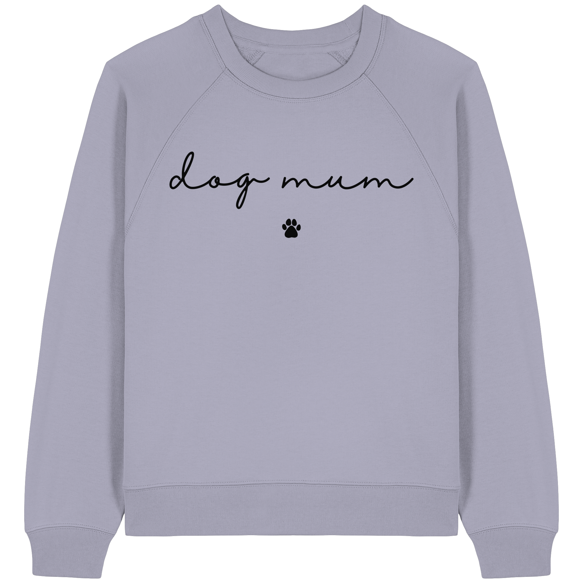 Dog Mum Essential - Womens Organic Raglan Sweatshirt