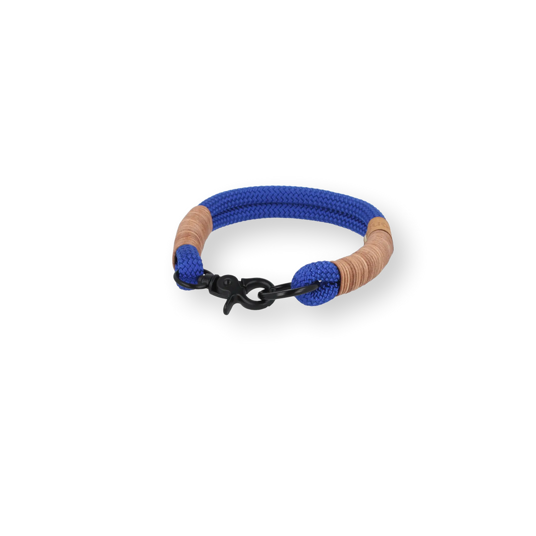 Set small | Tauhalsband und Leine 'Blue Spirit' Exceptional - Manufaktur mit Herz