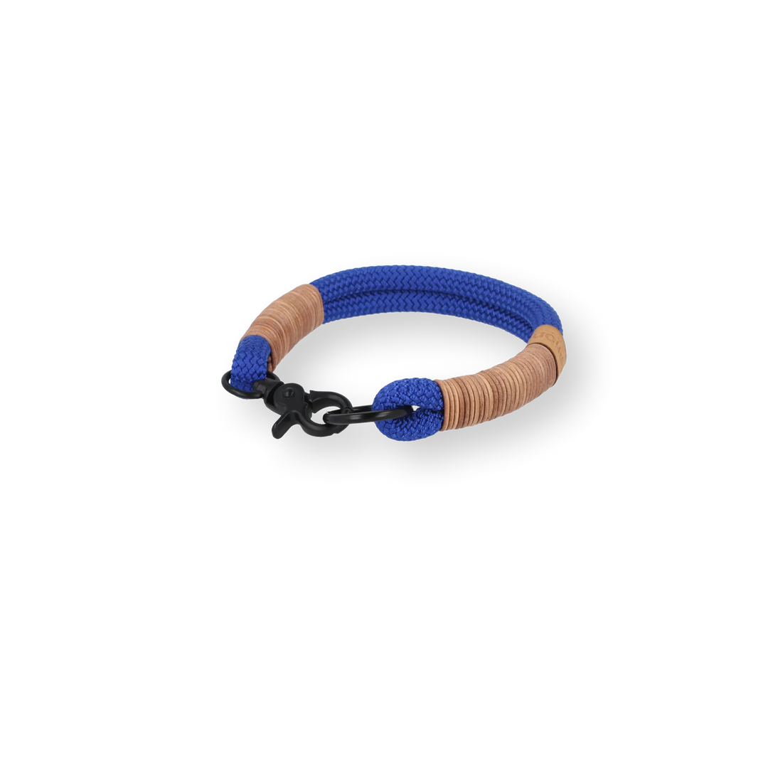 Set small | Tauhalsband und Leine 'Blue Spirit' Exceptional - Manufaktur mit Herz