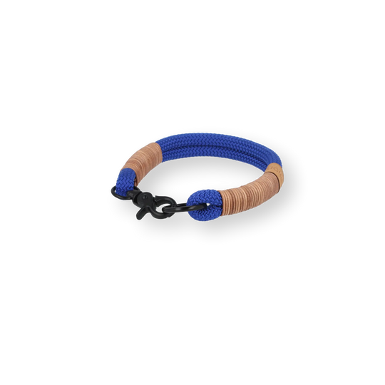 Set small | Tauhalsband und Leine 'Blue Spirit' Exceptional - Manufaktur mit Herz