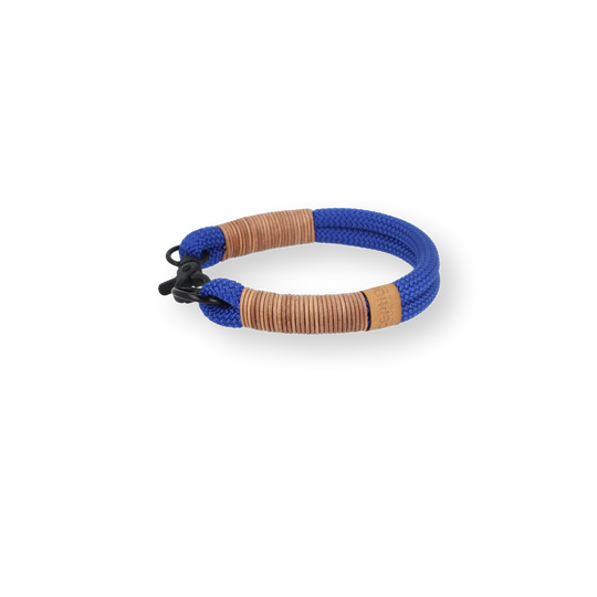 Set small | Tauhalsband und Leine 'Blue Spirit' Exceptional - Manufaktur mit Herz