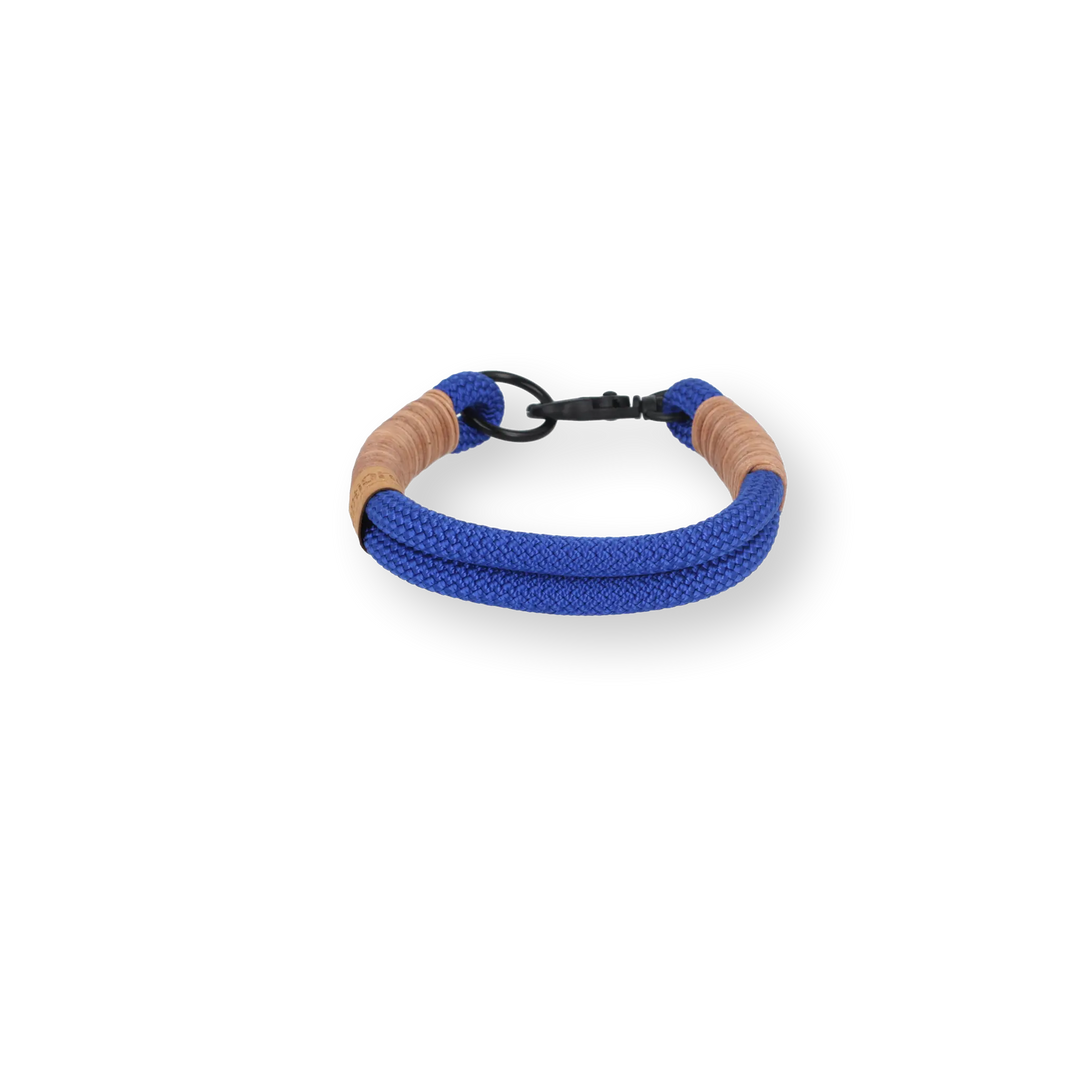 Set small | Tauhalsband und Leine 'Blue Spirit' Exceptional - Manufaktur mit Herz