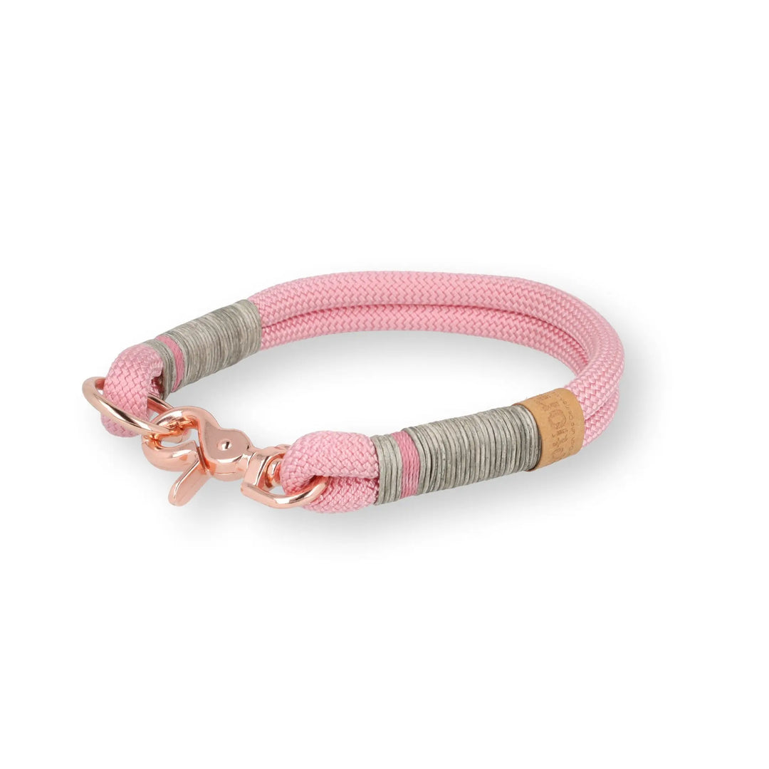 Set | Tauhalsband und Leine 'Whispering Rosé' Exceptional - Manufaktur mit Herz