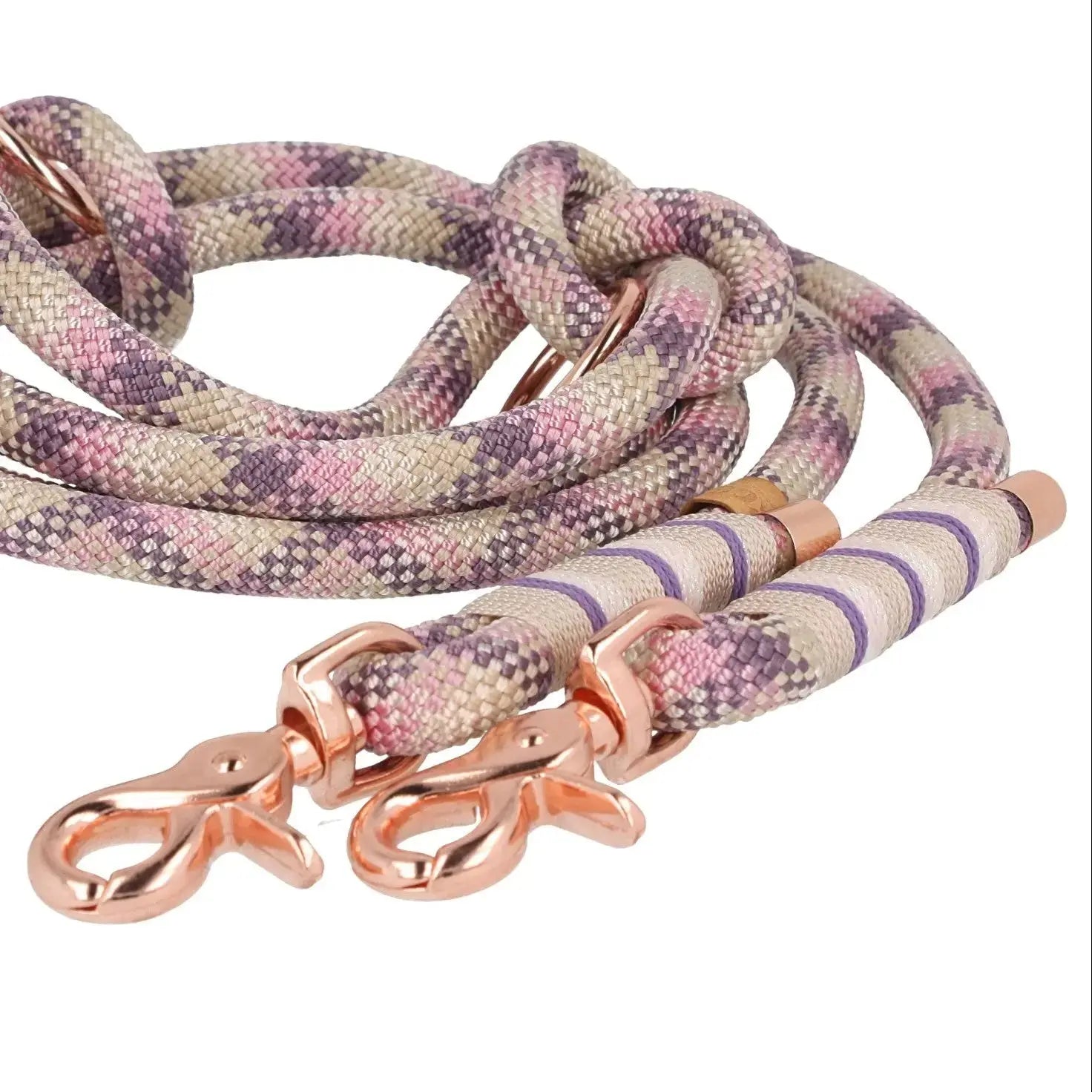 Set | Tauhalsband und Leine 'Misty Rose' Exceptional - Manufaktur mit Herz