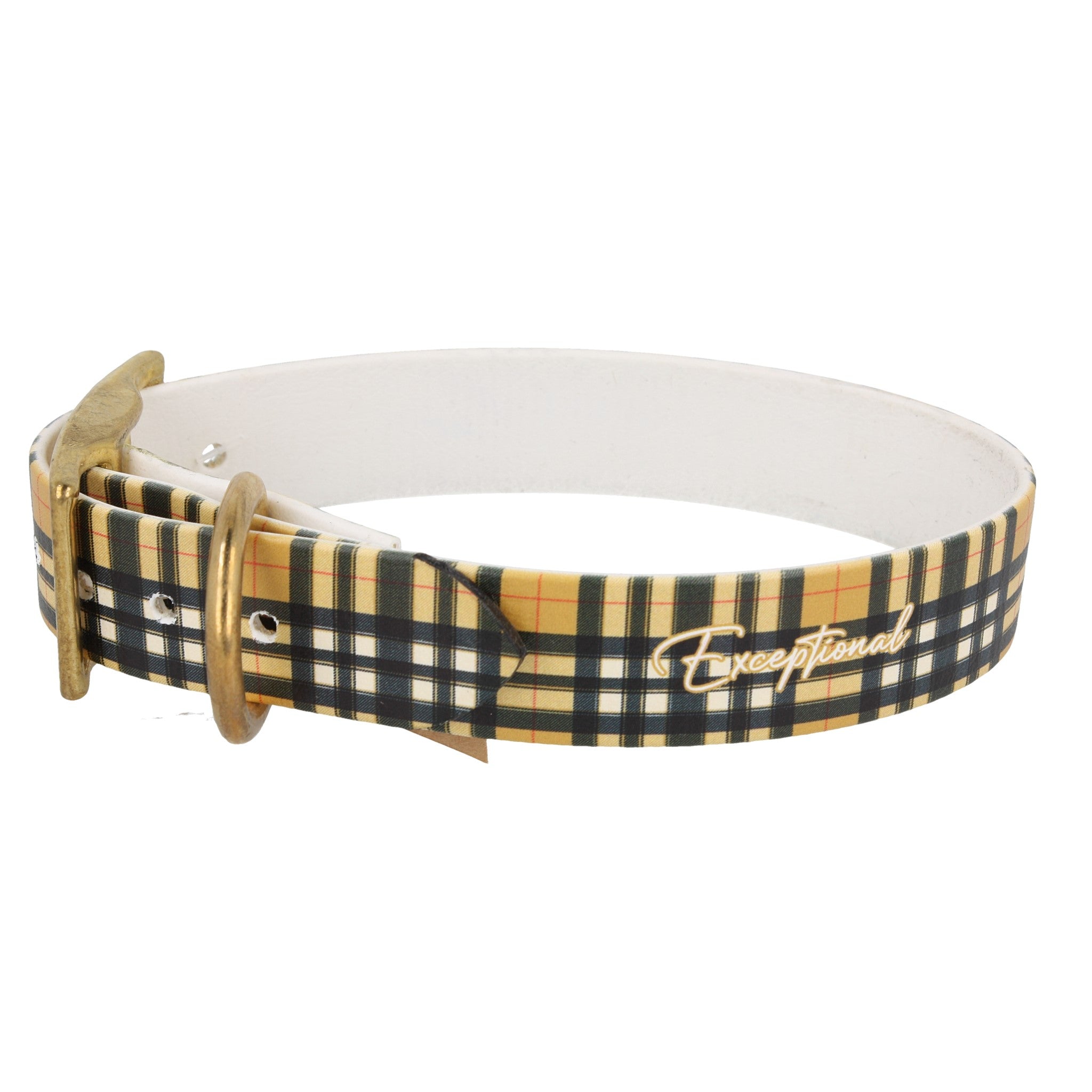 BioThane Halsband | 31-38 cm |'Tartan'