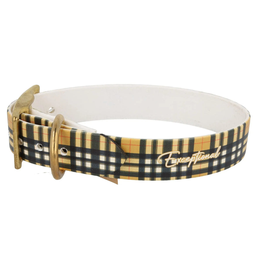 BioThane Hundehalsband 'Tartan' – weitere Ansicht, Exceptional Manufaktur