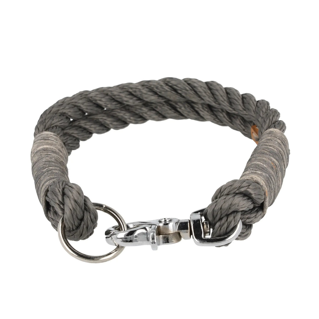 Tauhalsband 39 cm 'Mr. Grey Curl 12mm' Exceptional - Manufaktur mit Herz