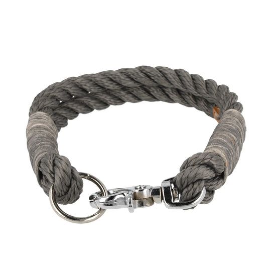 Tauhalsband 39 cm 'Mr. Grey Curl 12mm' Exceptional - Manufaktur mit Herz