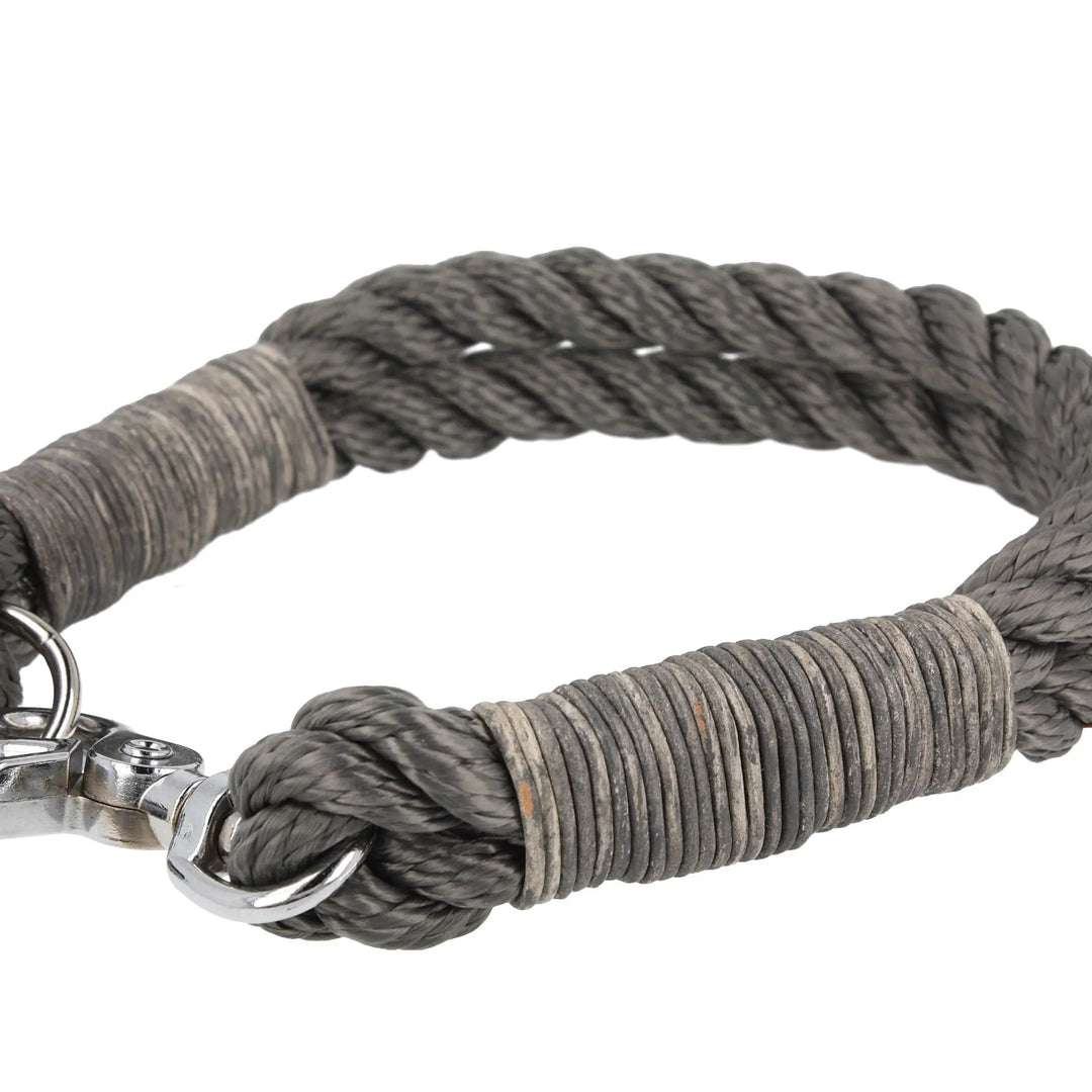 Tauhalsband 39 cm 'Mr. Grey Curl 12mm' Exceptional - Manufaktur mit Herz