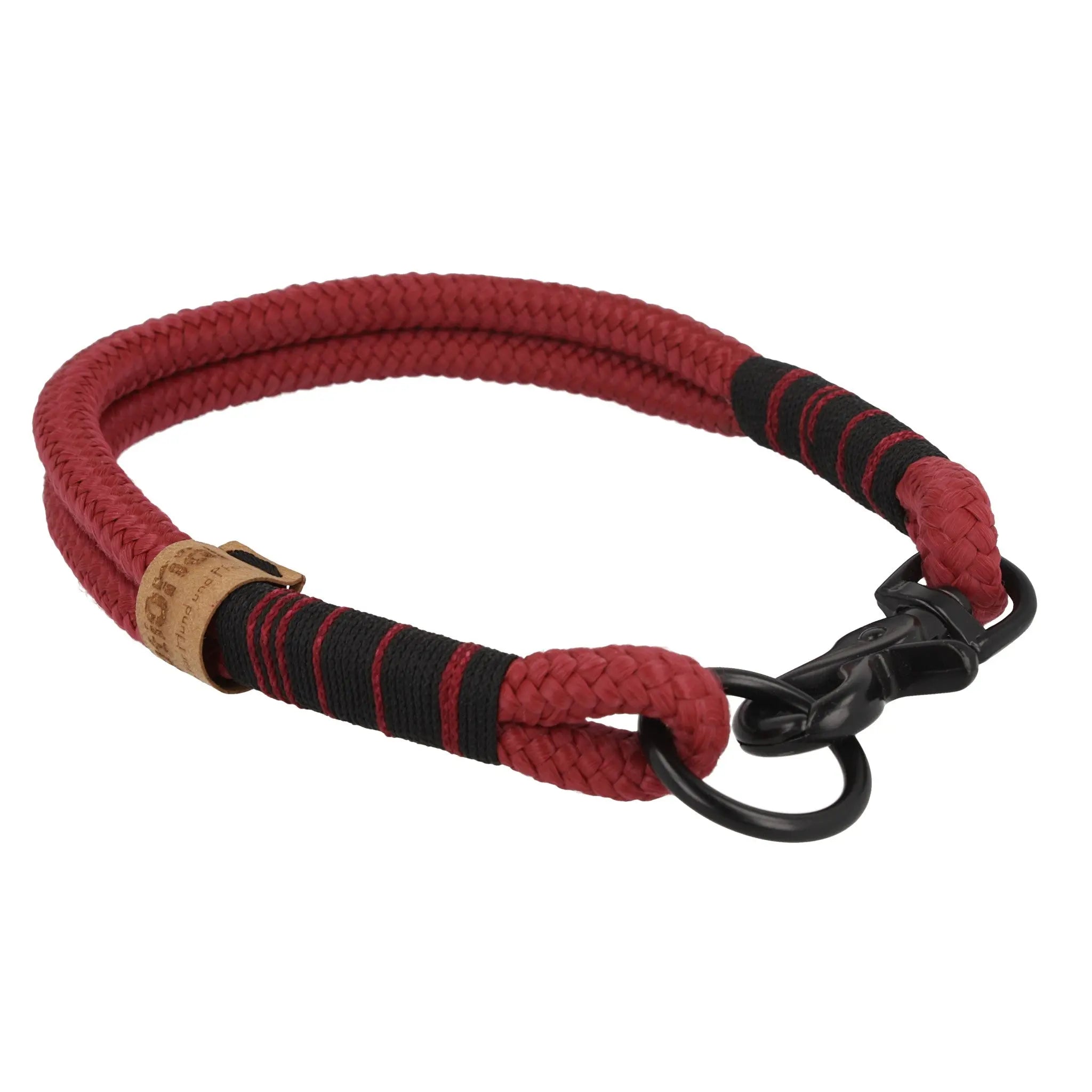 Tauhalsband 42 cm 'Weinrot' Exceptional - Manufaktur mit Herz