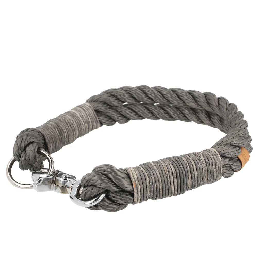 Tauhalsband 39 cm 'Mr. Grey Curl 12mm' Exceptional - Manufaktur mit Herz