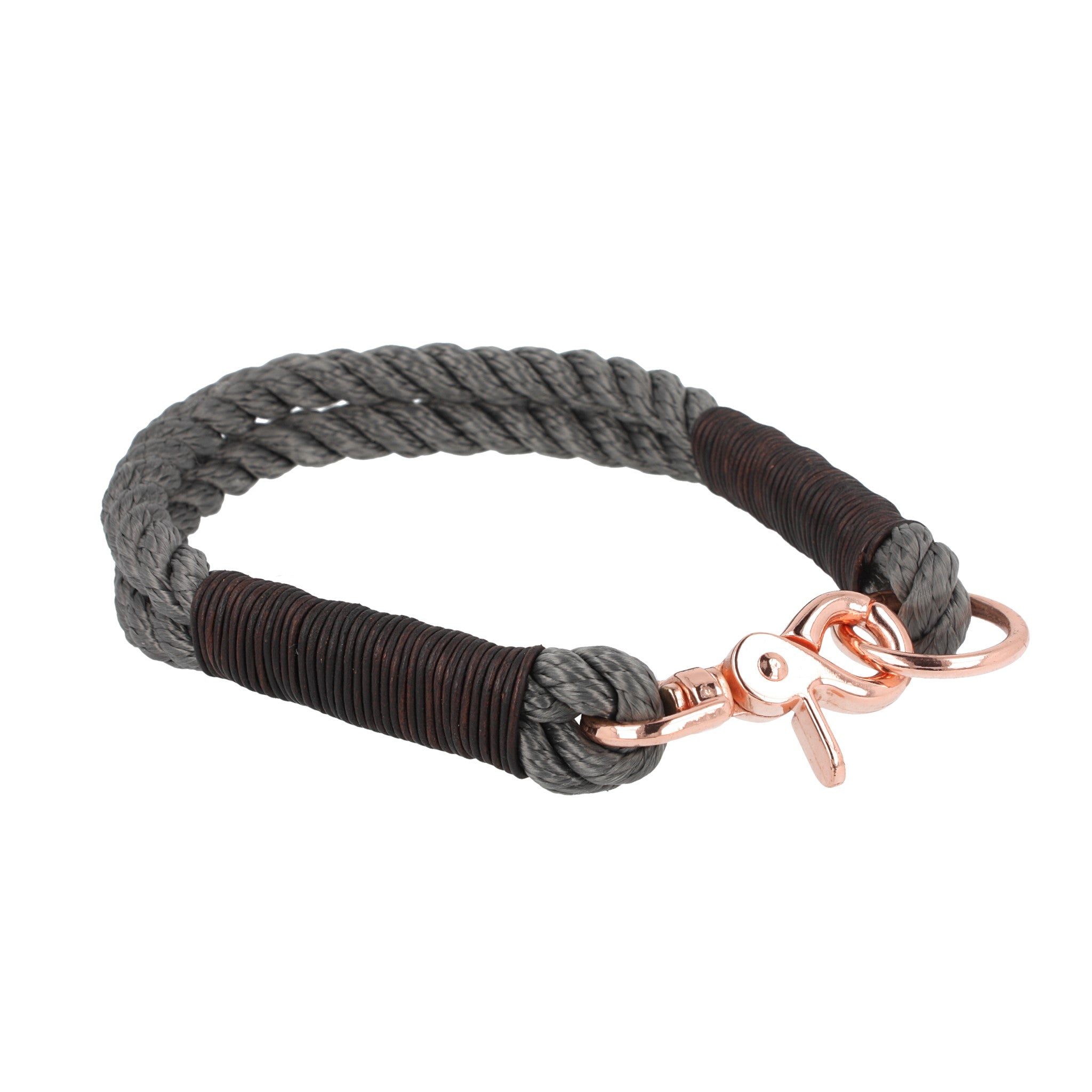 Tauhalsband 38 cm 'Mr. Grey Curl 10mm'