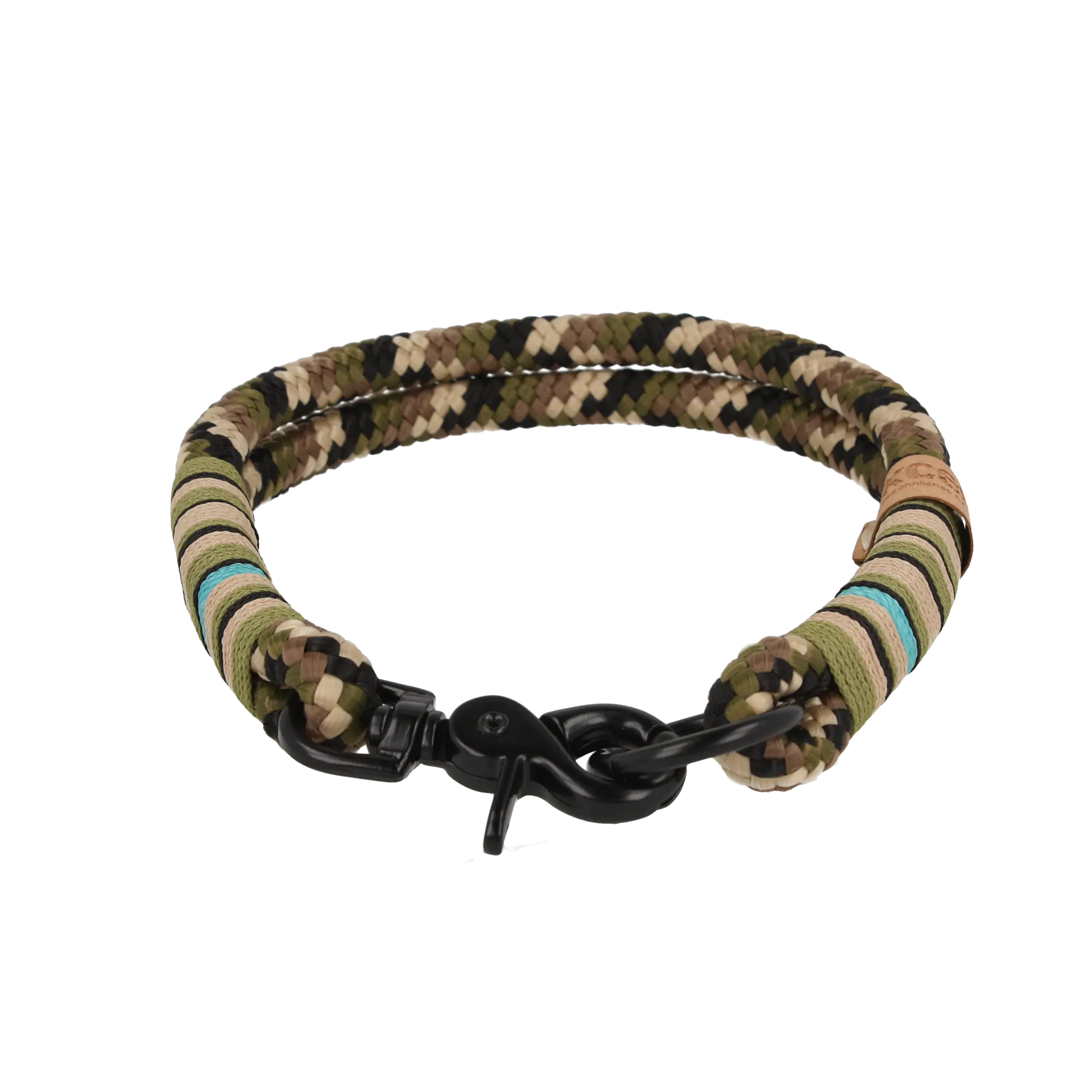 Tauhalsband 37,5|39|40|43 cm 'Camouflage blau' Exceptional - Manufaktur mit Herz