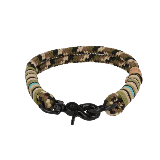 Tauhalsband 37,5|39|40|43 cm 'Camouflage blau' Exceptional - Manufaktur mit Herz