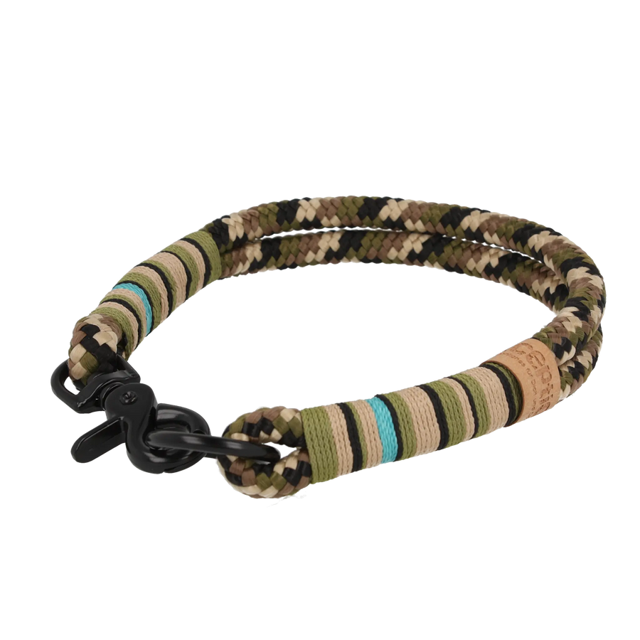 Tauhalsband 37,5|39|40|43 cm 'Camouflage blau' Exceptional - Manufaktur mit Herz