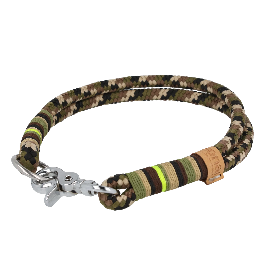 Tauhalsband 47|48 cm 'Camouflage neongelb' Exceptional - Manufaktur mit Herz