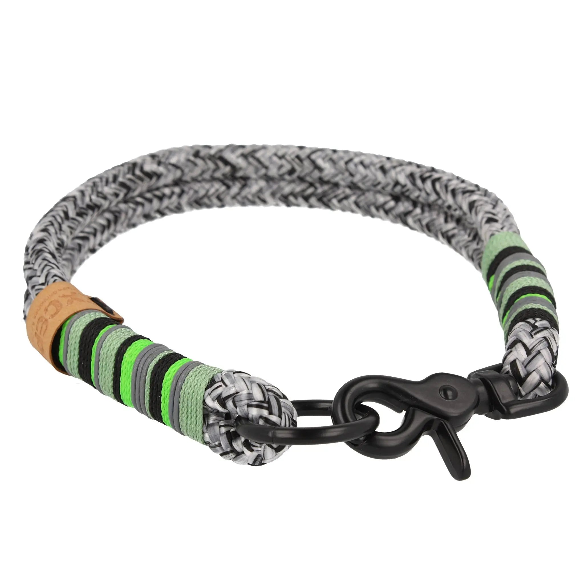 Tauhalsband 41,5 cm 'Street Style green' Exceptional - Manufaktur mit Herz