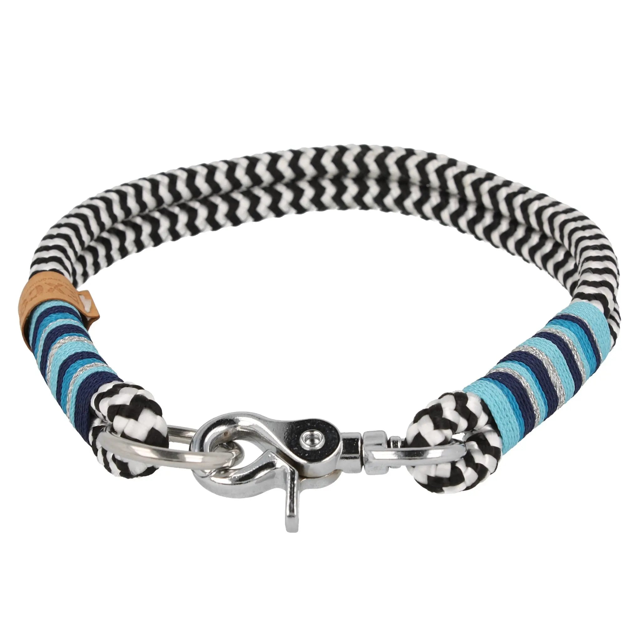 Tauhalsband 37,5|38|42,5|45|47 cm 'Stripes Blue' Exceptional - Manufaktur mit Herz