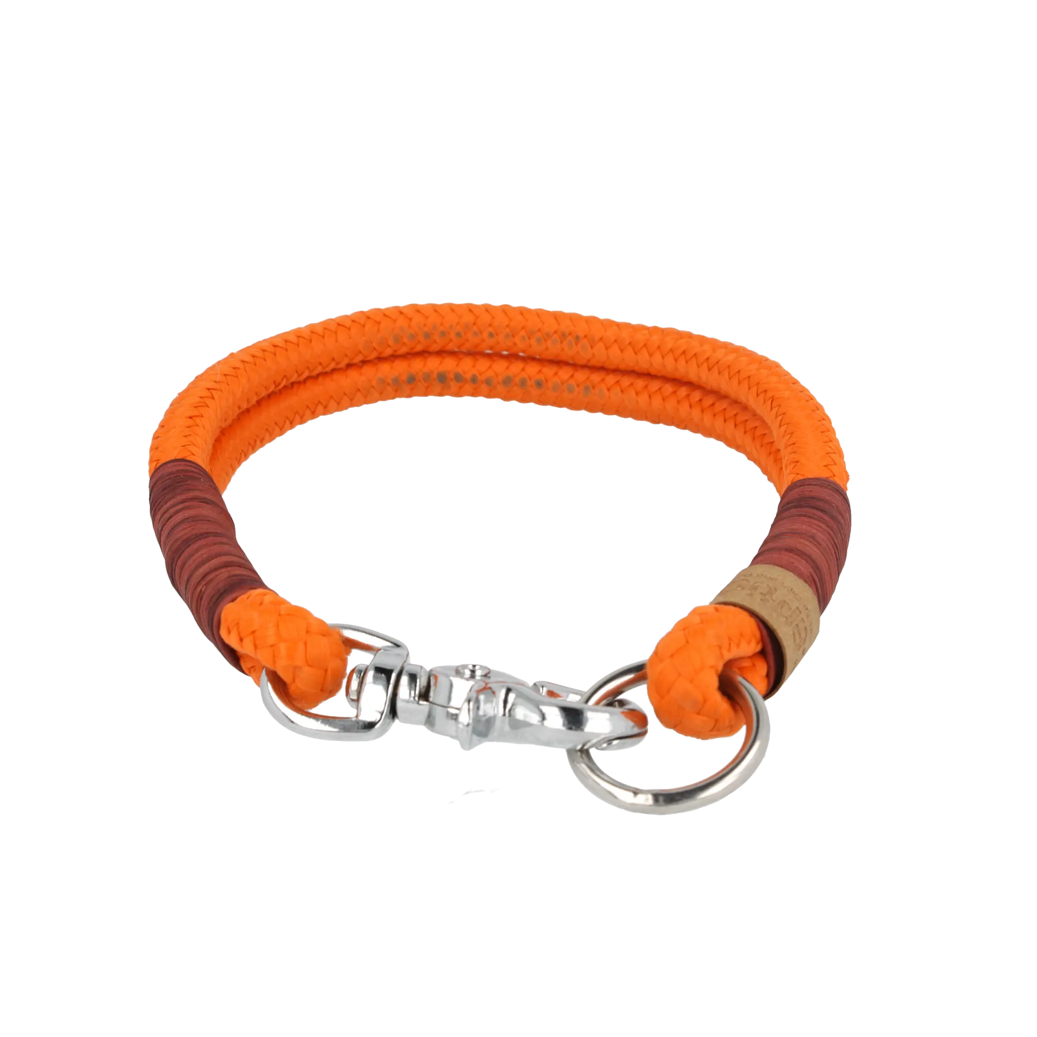 Tauhalsband 40 cm 'Orange' Exceptional - Manufaktur mit Herz
