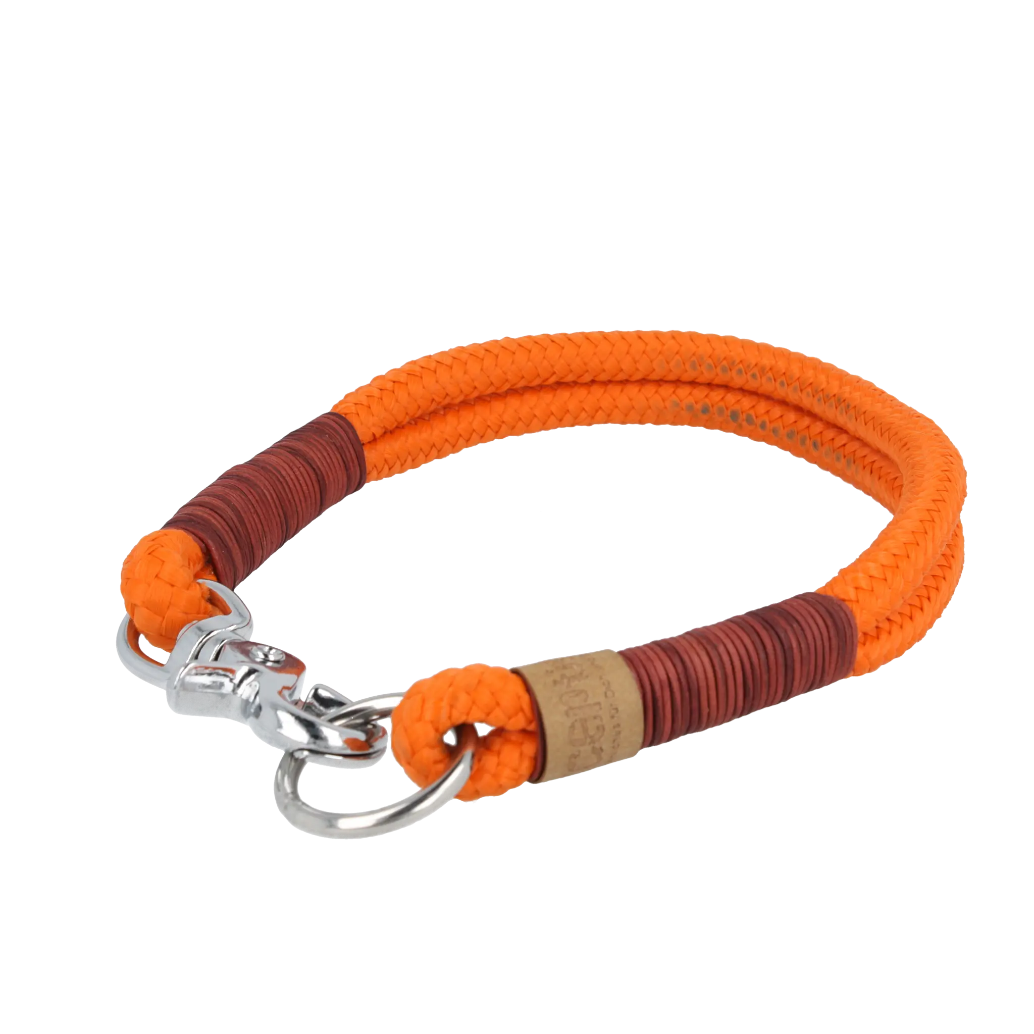 Tauhalsband 40 cm 'Orange' Exceptional - Manufaktur mit Herz