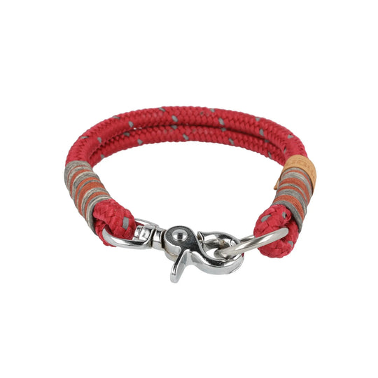 Tauhalsband 34,5|41,5 cm 'Weinrot Reflection' Exceptional - Manufaktur mit Herz