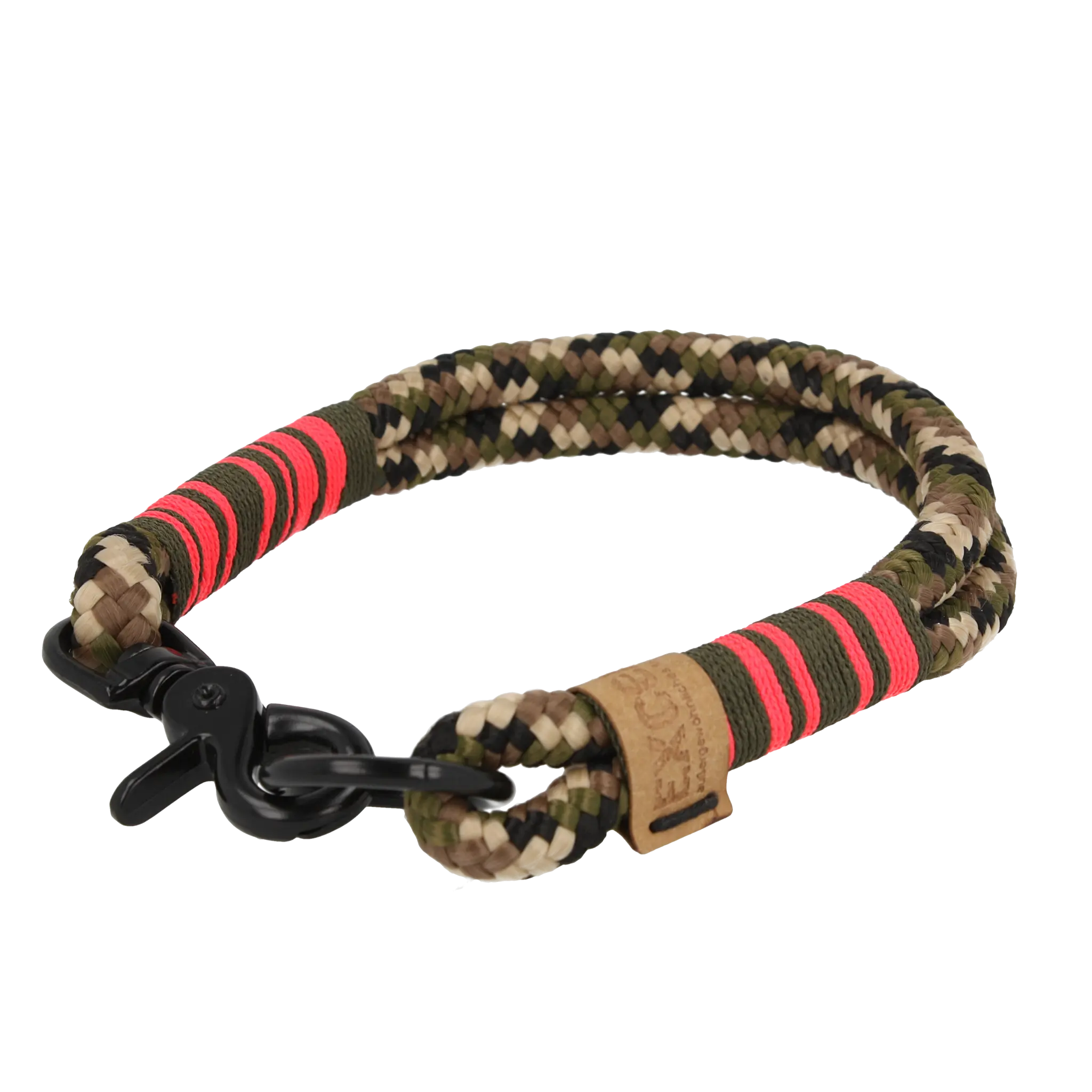Tauhalsband 37,5 cm 'Camouflage pink' Exceptional - Manufaktur mit Herz