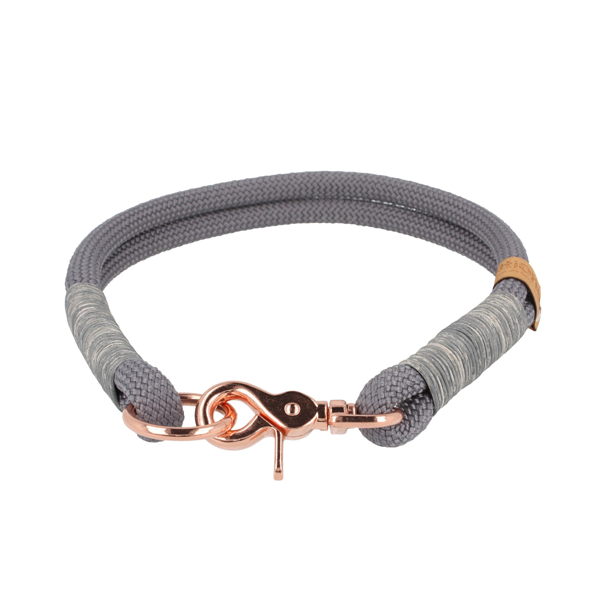 Tauhalsband 34|48 cm 'Granit Rosé'